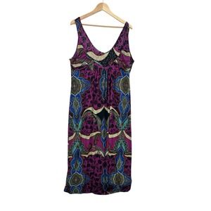 One World Maxi Dress XL Boho Peasant Flowy‎ Womens Hippie Festival Summer